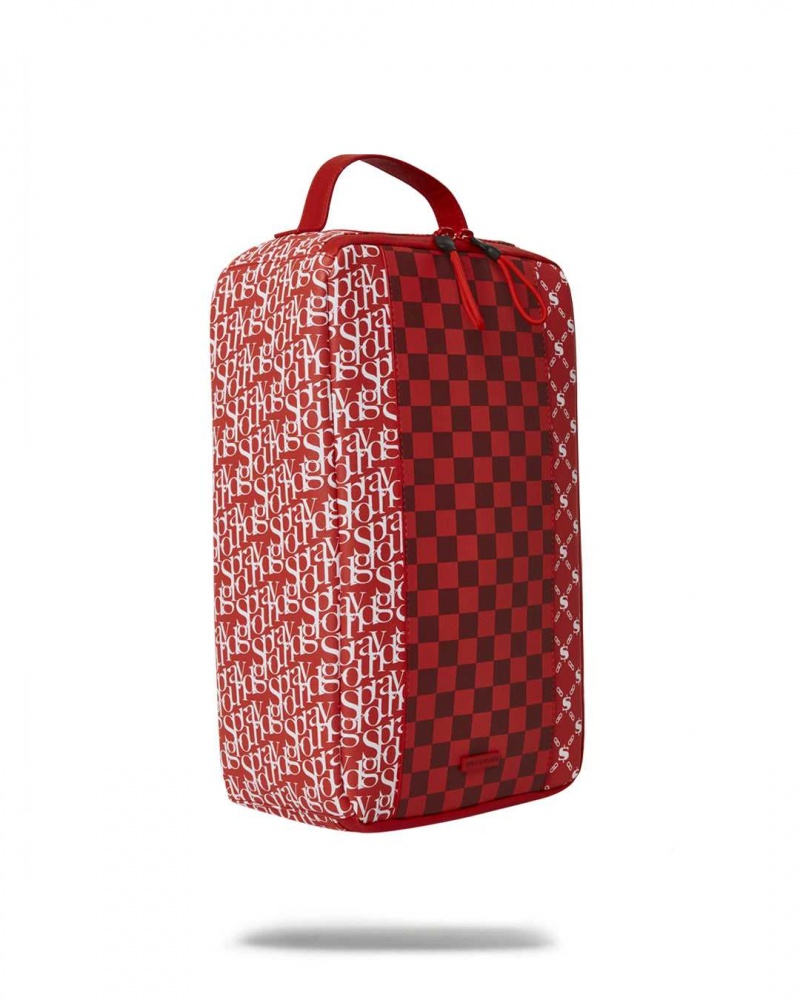 Sprayground Pochette TRI SPLIT SNEAKER HOLDER Red | PLGEQ3698