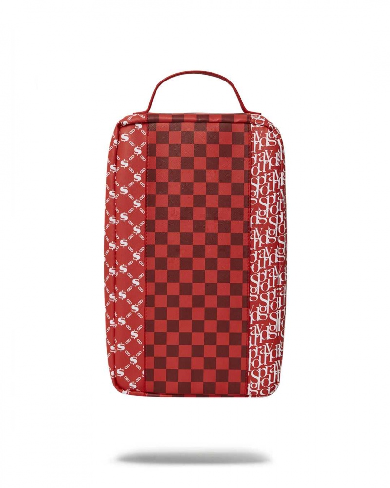 Sprayground Pochette TRI SPLIT SNEAKER HOLDER Red | PLGEQ3698