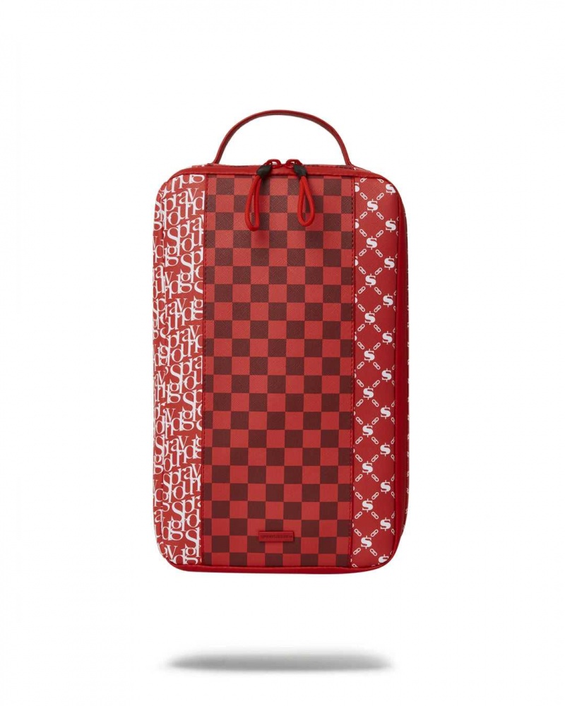 Sprayground Pochette TRI SPLIT SNEAKER HOLDER Red | PLGEQ3698