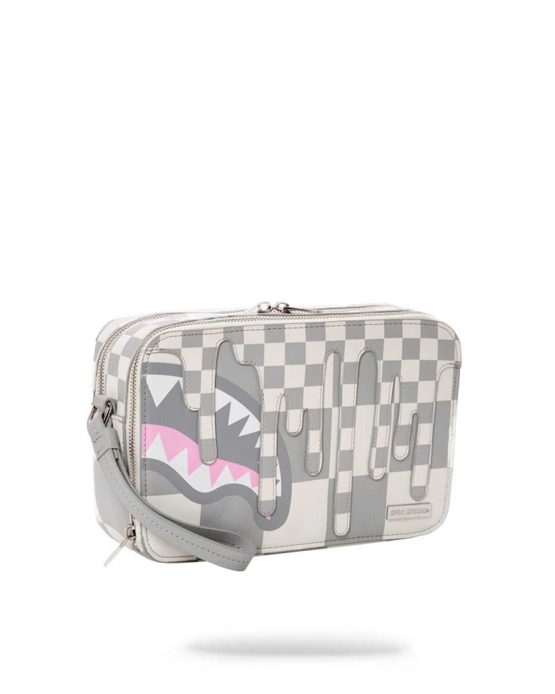 Sprayground Pochette XTC LA PALAIS TOILETRY White | XNBJO7460