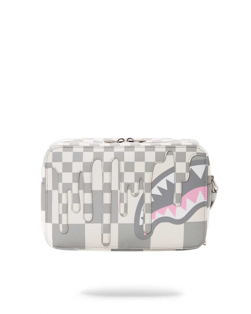 Sprayground Pochette XTC LA PALAIS TOILETRY White | XNBJO7460