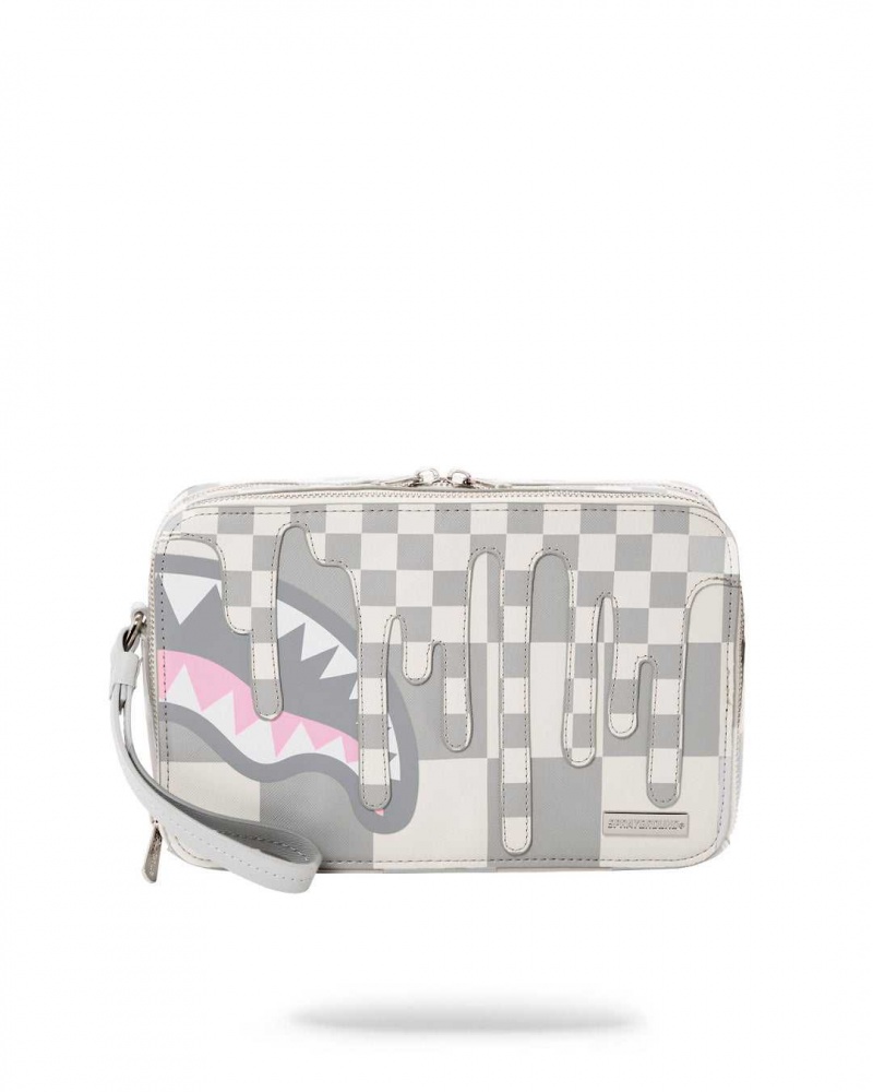 Sprayground Pochette XTC LA PALAIS TOILETRY White | XNBJO7460