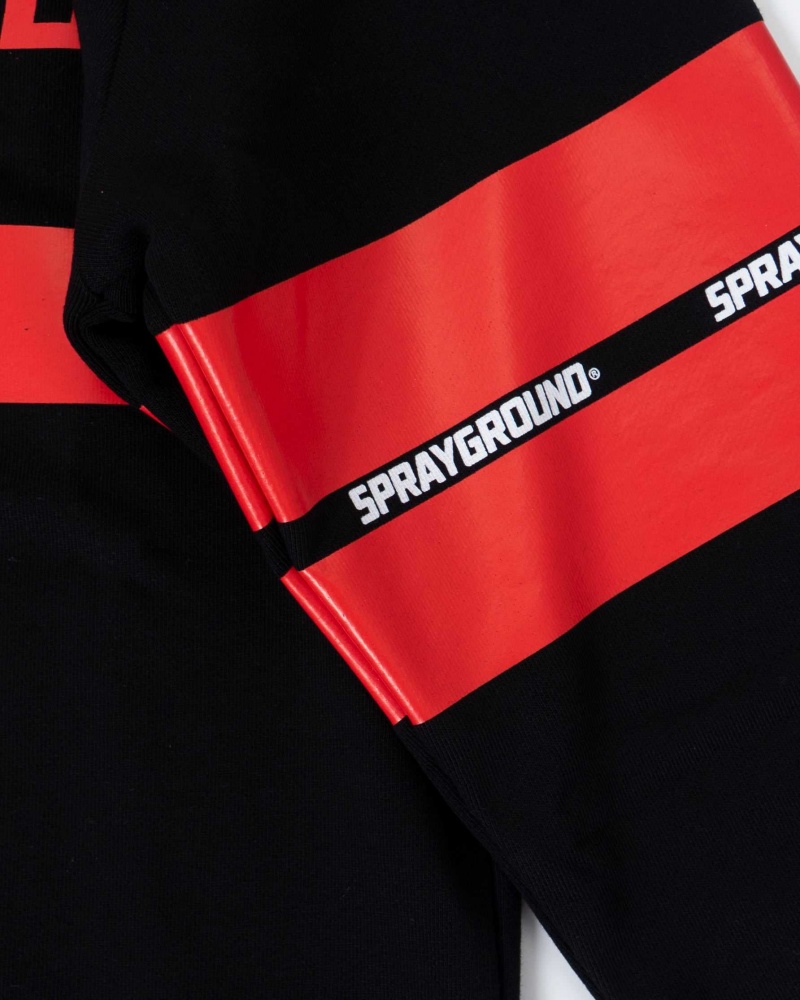 Sprayground Sweatshirt TEAM CREW Black | TOJMP4253