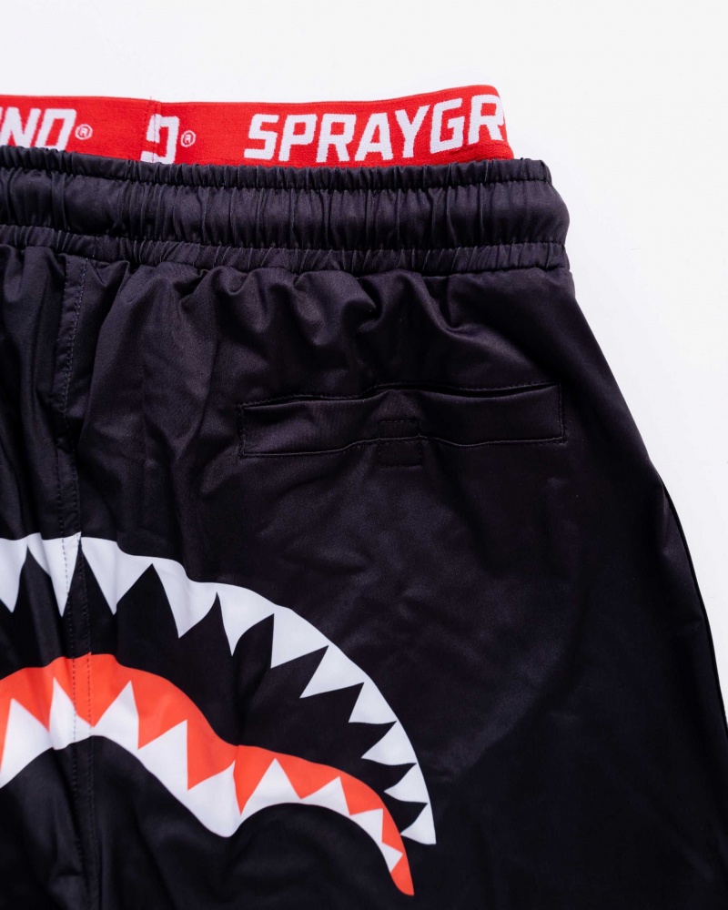 Sprayground Swimsuit BLIND SIDE SWIM SHORTS Black | FWXIO6087