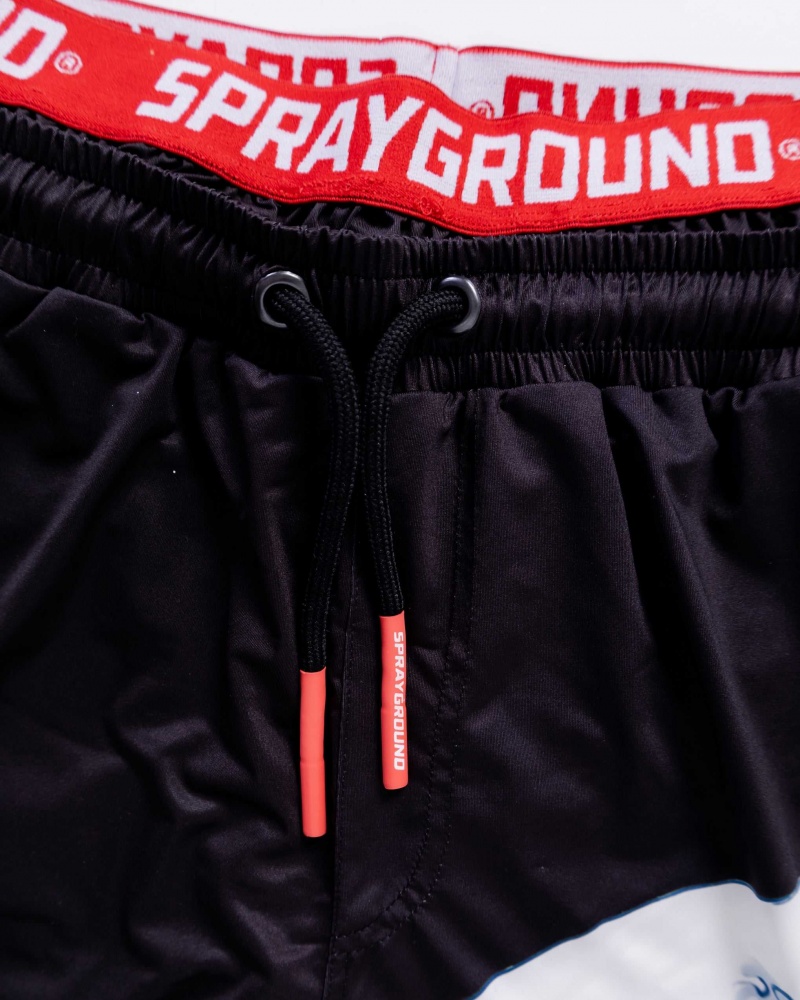 Sprayground Swimsuit JAPAN WAVE SWIM SHORTS Black | RXTAI1903