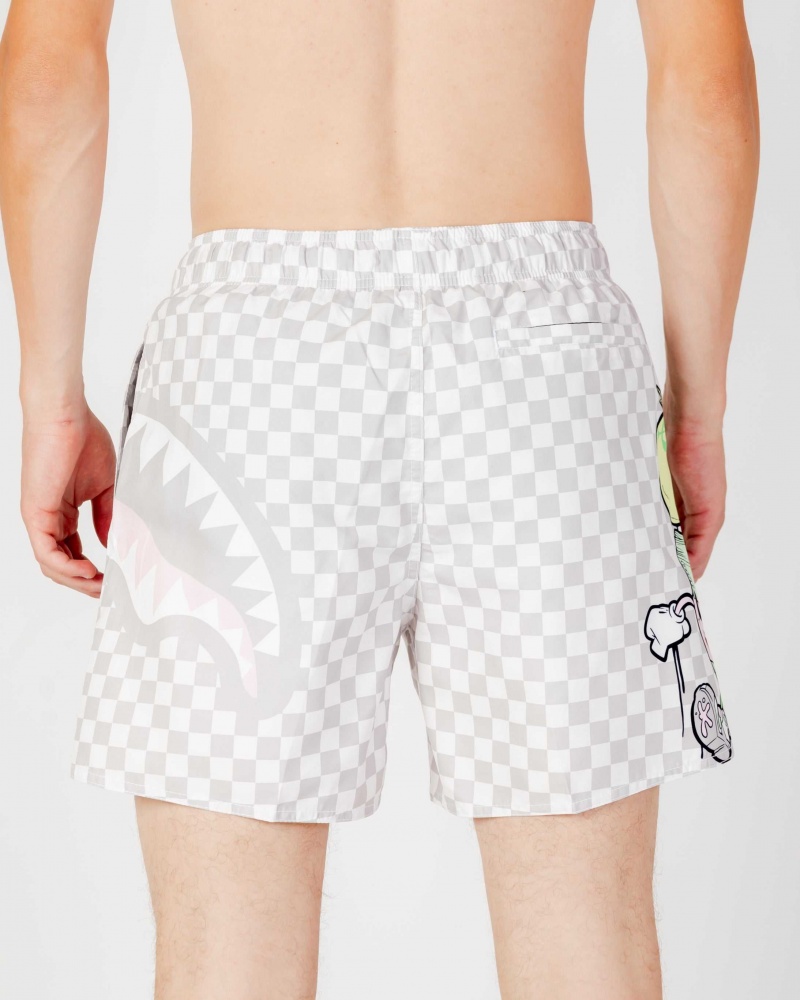 Sprayground Swimsuit MONEY BOYS ON THE RUN SWM Grey | HYKWS0739