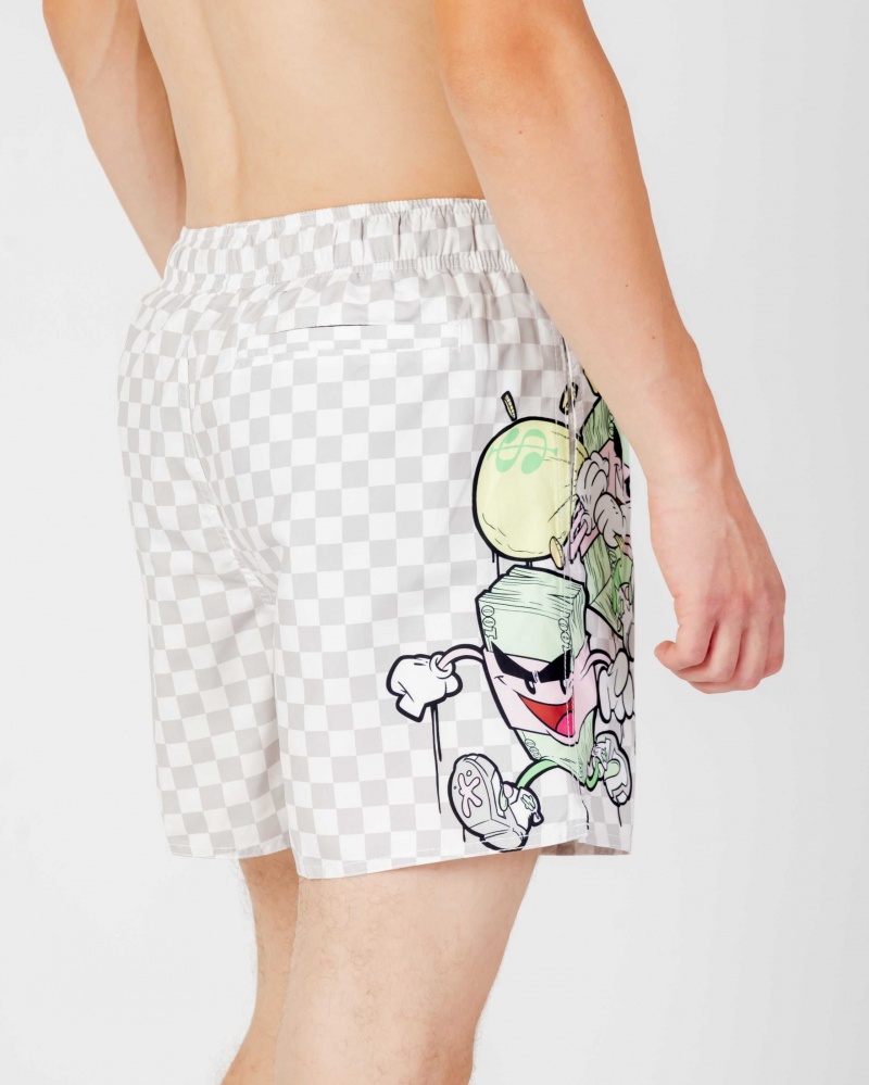 Sprayground Swimsuit MONEY BOYS ON THE RUN SWM Grey | HYKWS0739