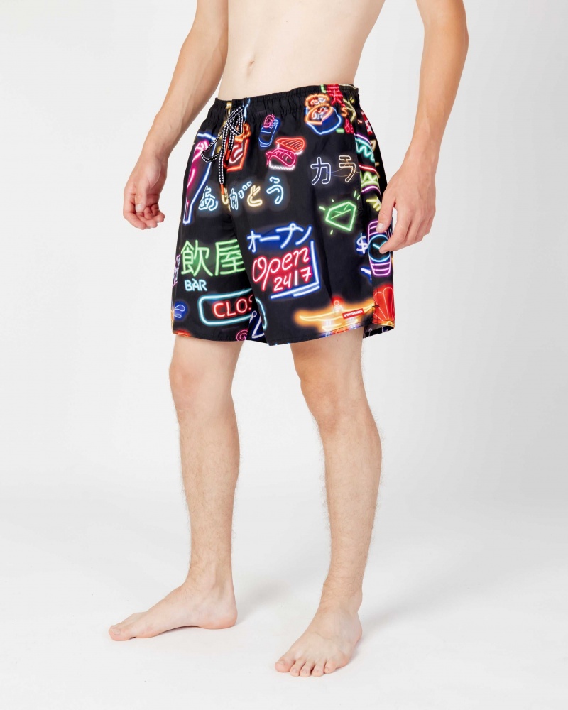 Sprayground Swimsuit NEON SWM Black | TLCSY6854