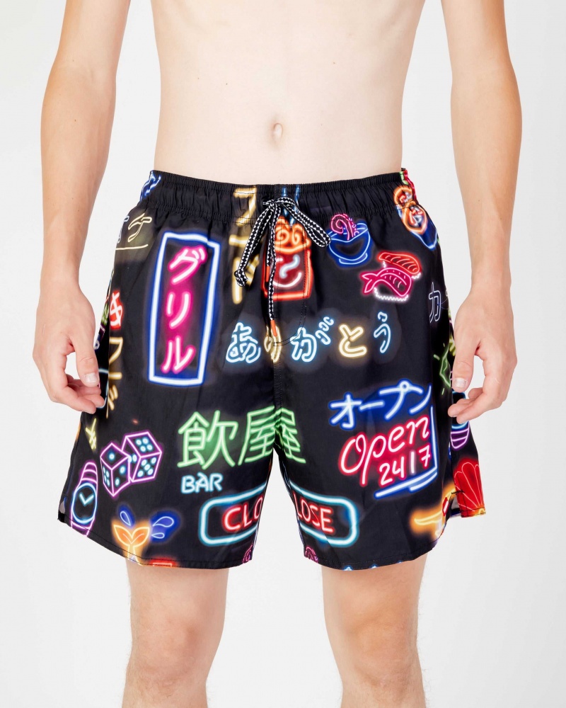 Sprayground Swimsuit NEON SWM Black | TLCSY6854