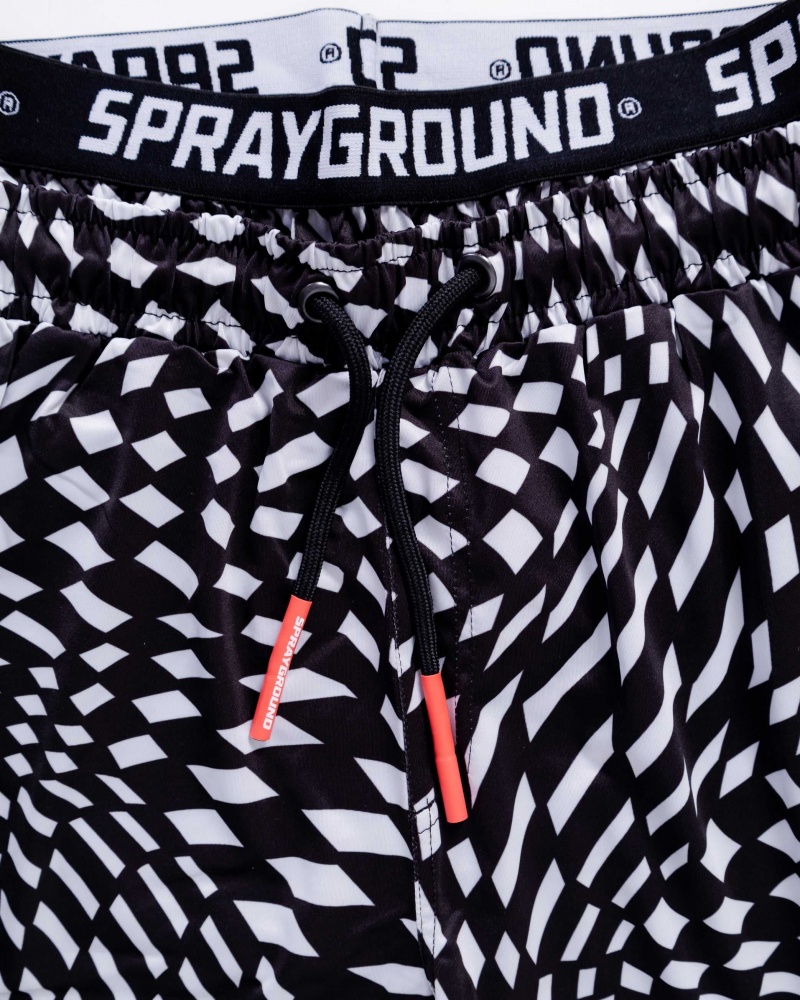 Sprayground Swimsuit TRIPPY SWIM SHORTS White | LDBFY5308