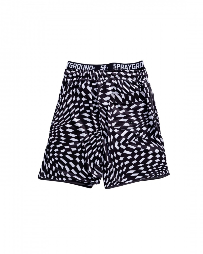 Sprayground Swimsuit TRIPPY SWIM SHORTS White | LDBFY5308