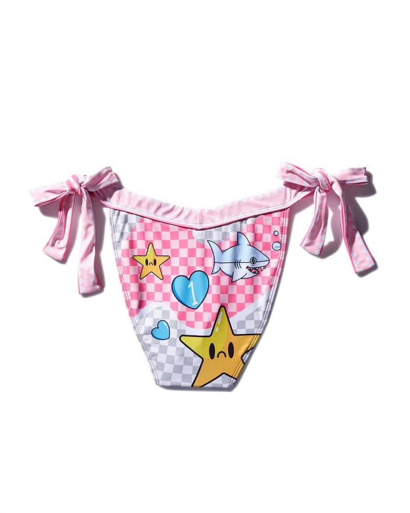 Sprayground Swimsuit WTF 2.0 BIKINI BOTTOM Pink | IHTVA4816