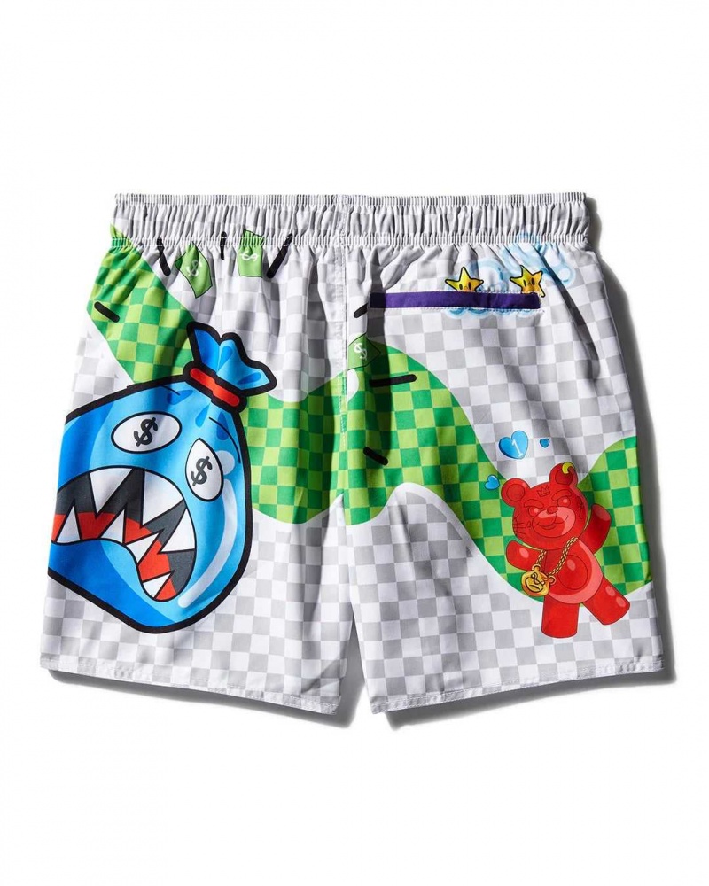 Sprayground Swimsuit WTF 2.0 SWIM White | PKDJM4158