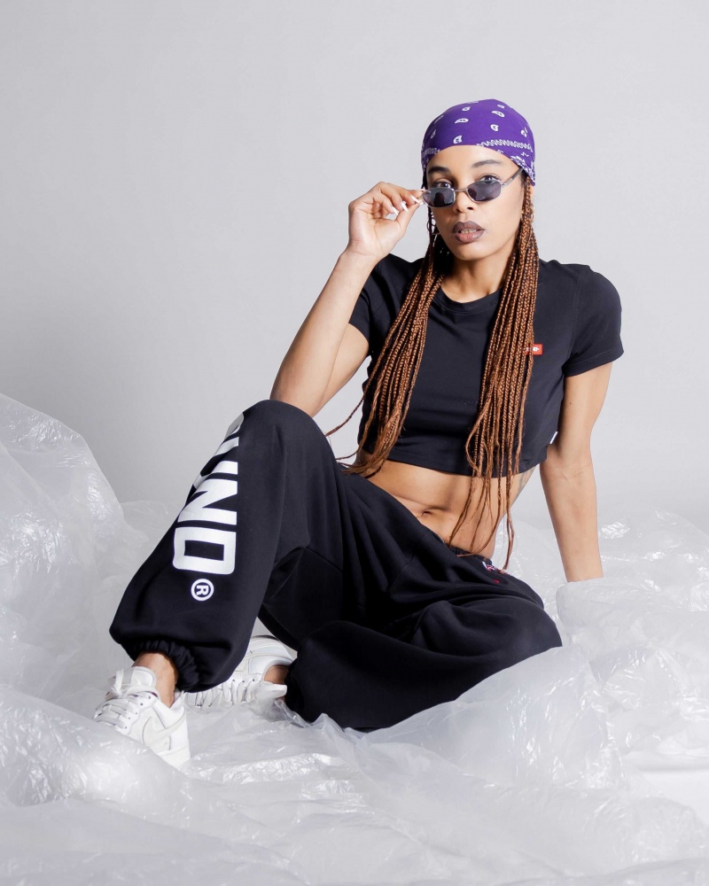 Sprayground Top CROP TOP Black | ZAHWF5364