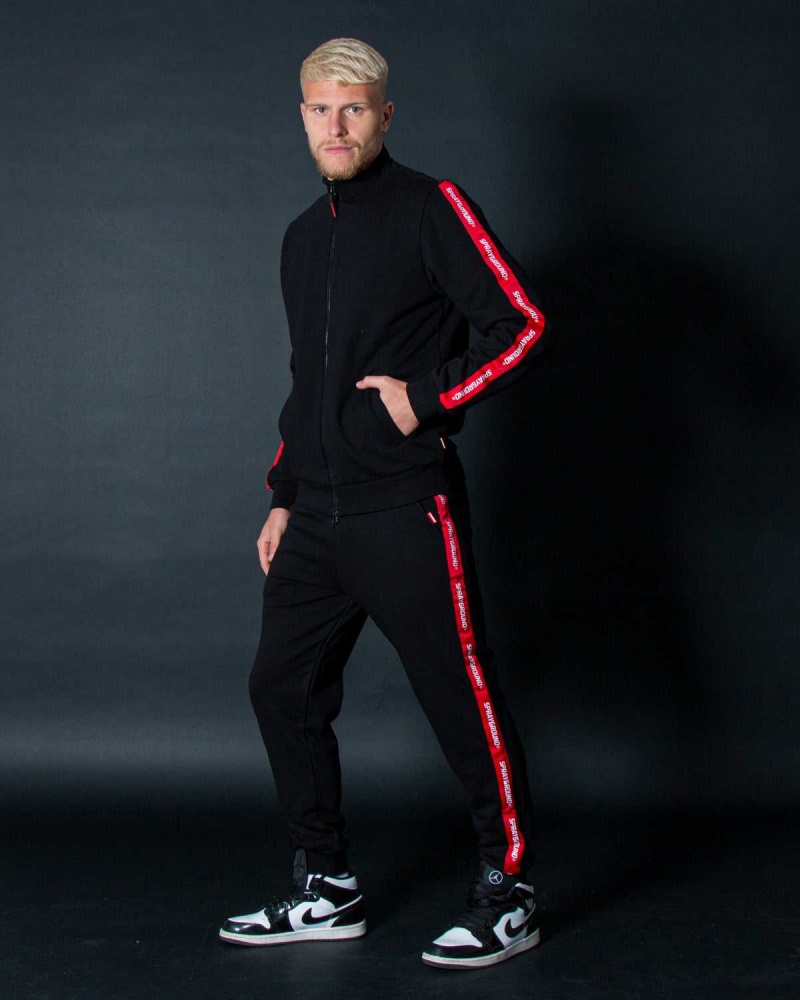 Sprayground Tracksuit LOGO BAND Black | VQLBM5976