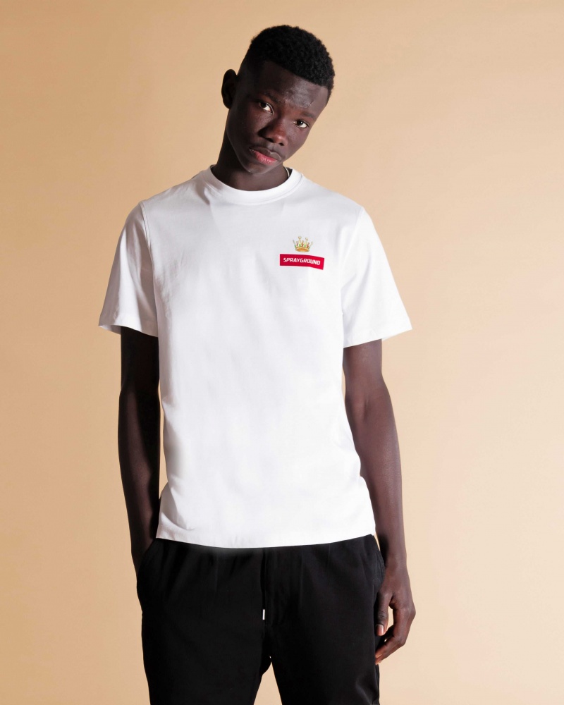 Sprayground T-shirt ASTROMANE JUMP SMOOTH White | ZEMVU1349