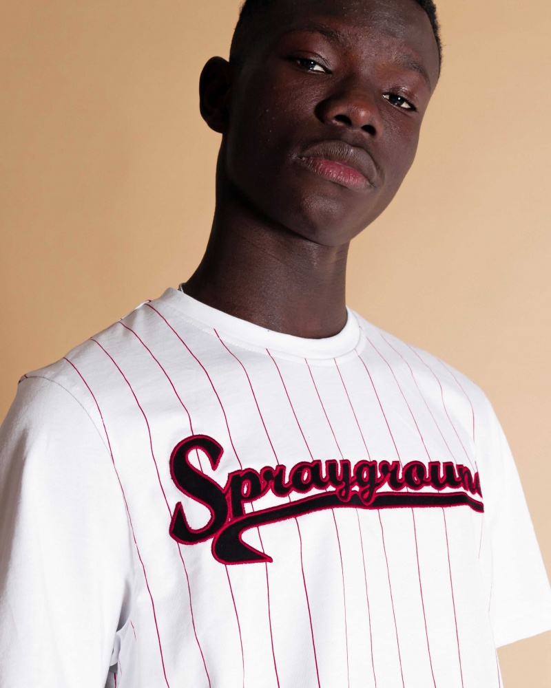 Sprayground T-shirt BASEBALL White | ORILX7320