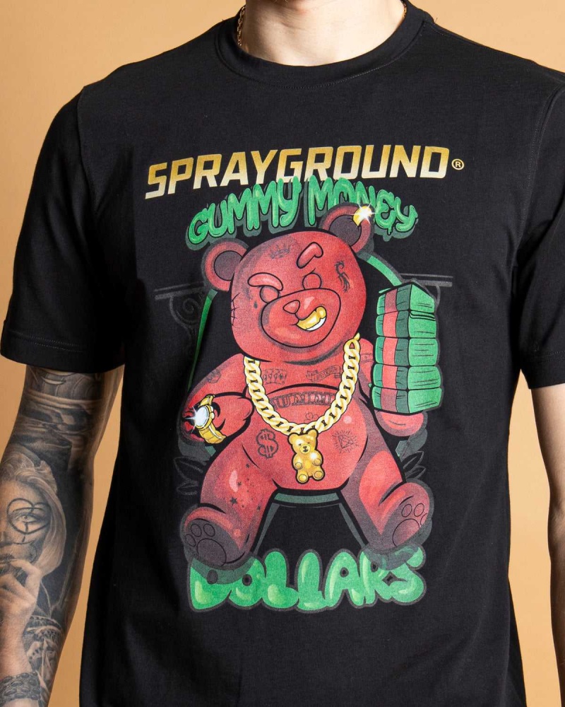 Sprayground T-shirt BEAR GANG Black | NZPGY5736