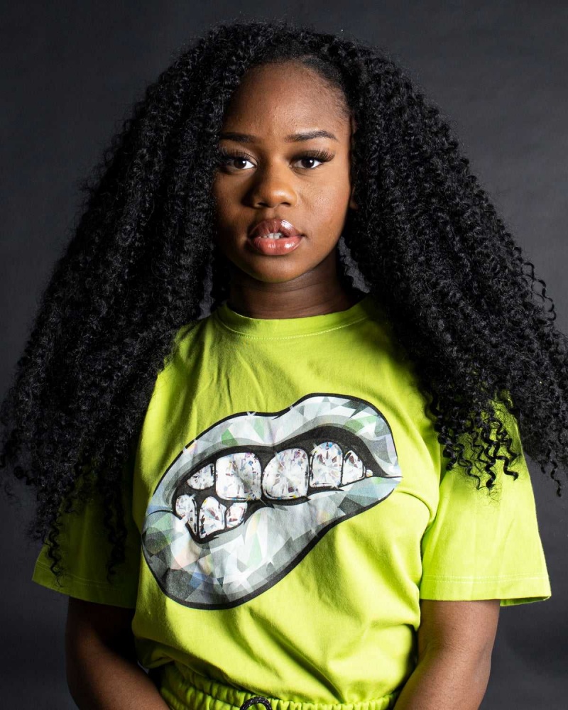 Sprayground T-shirt DIAMOND TEETH Green | LDGZV7398