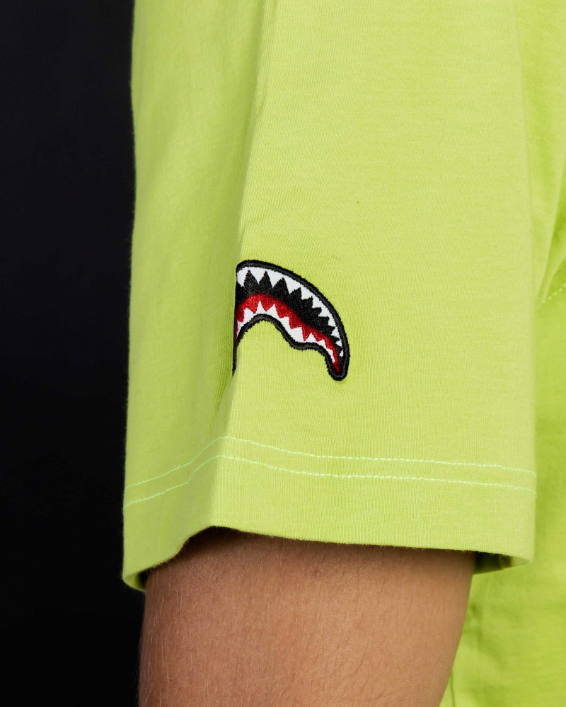 Sprayground T-shirt DOLLAR DOG Green | GLINF3087