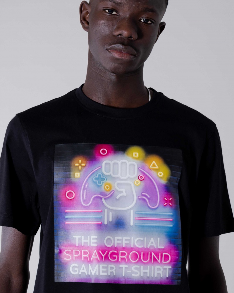 Sprayground T-shirt GAMER Black | RSLCO2638