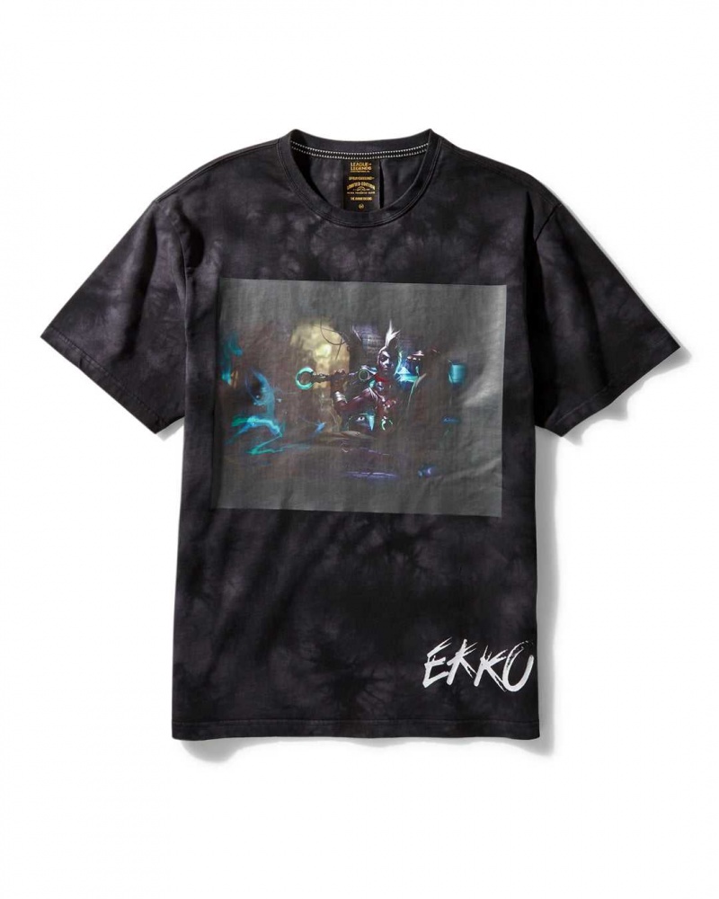 Sprayground T-shirt LEAGUE OF LEGENDS EKKO MINERAL Black | ZMVJQ7501