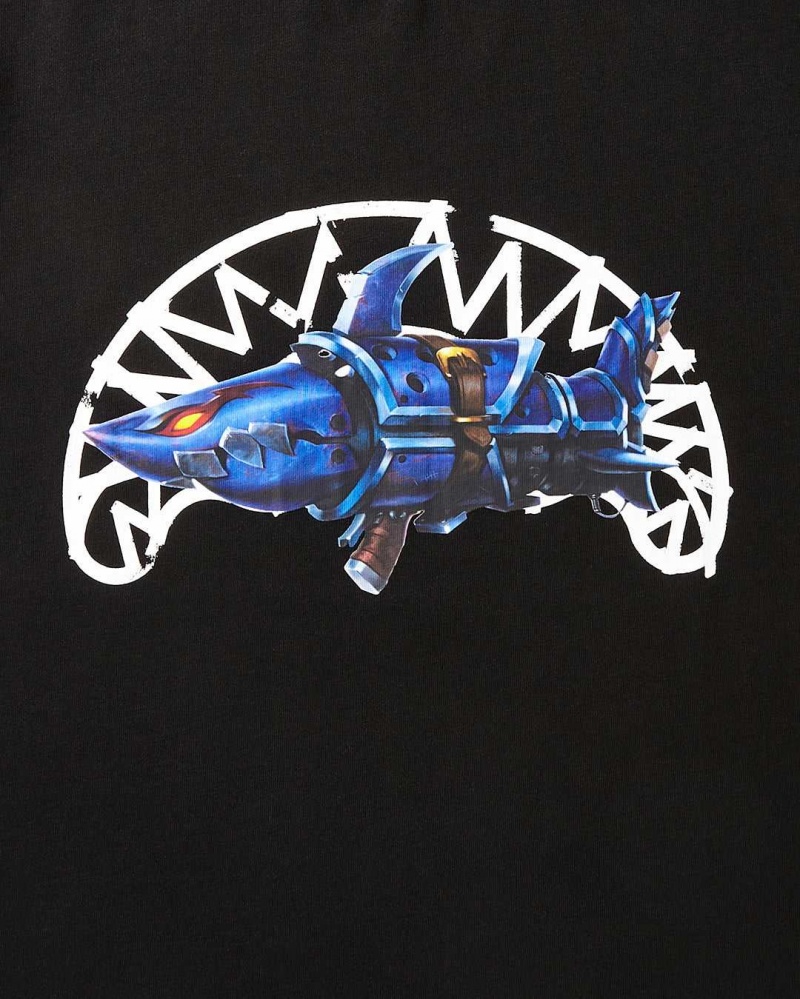 Sprayground T-shirt LEAGUE OF LEGENDS JINX SHARK Black | FLPOS9854