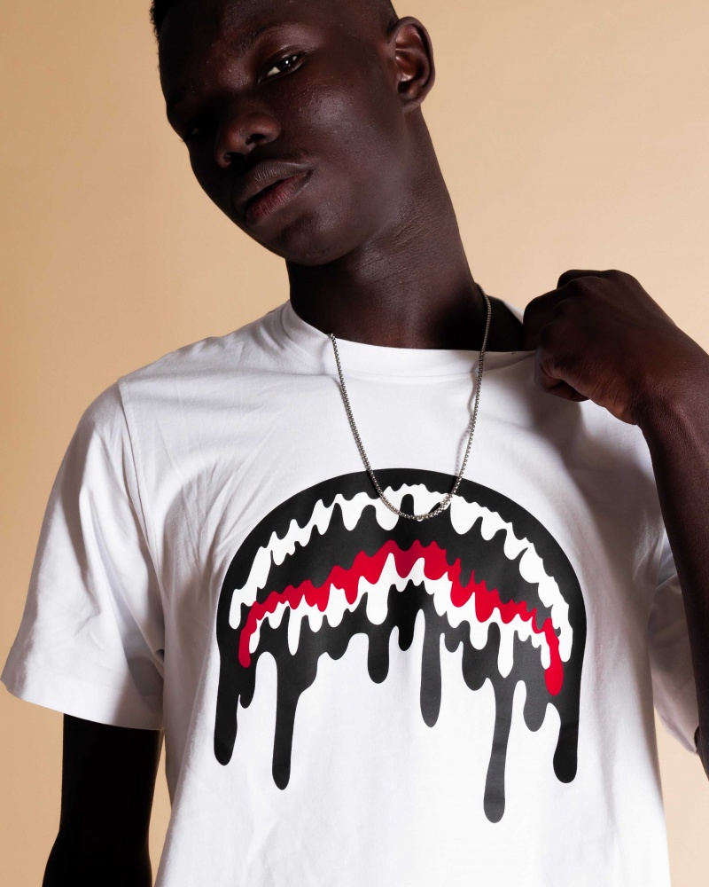 Sprayground T-shirt LOOSE SMOOTH White | UVLKM1689