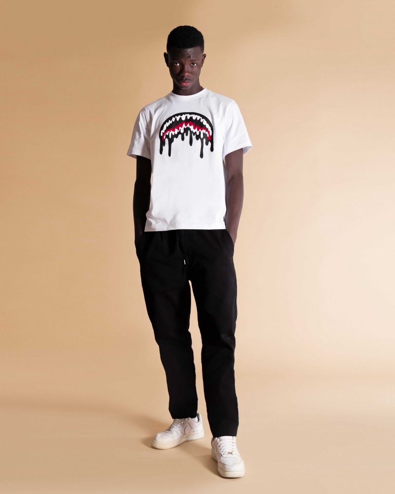 Sprayground T-shirt LOOSE SMOOTH White | UVLKM1689