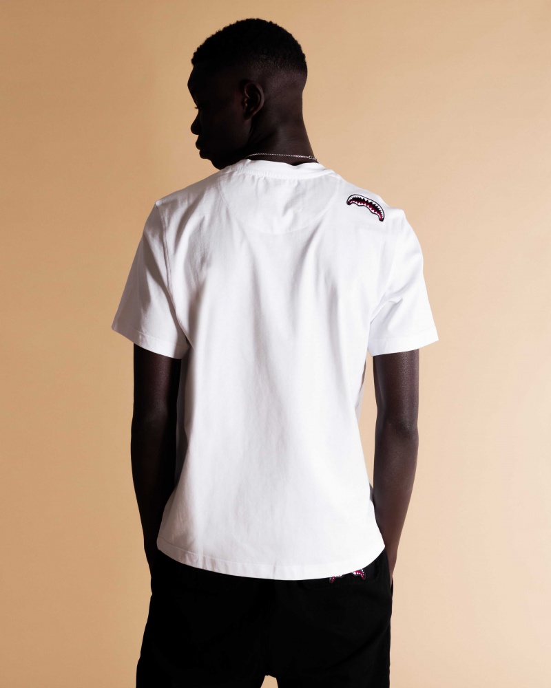 Sprayground T-shirt LOOSE SMOOTH White | UVLKM1689