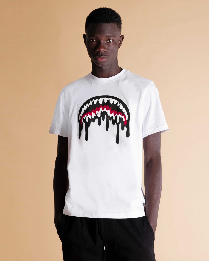 Sprayground T-shirt LOOSE SMOOTH White | UVLKM1689