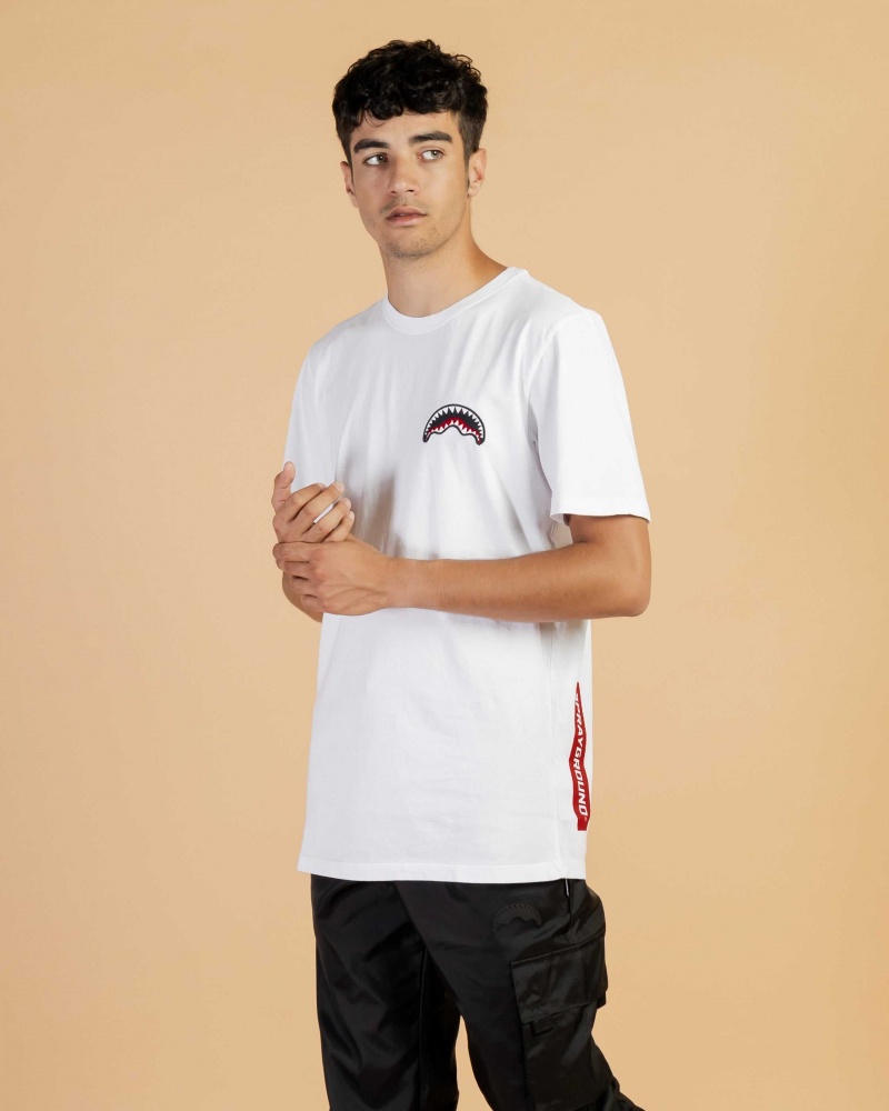 Sprayground T-shirt MINI LOGO FRONTO White | HGTSC0471