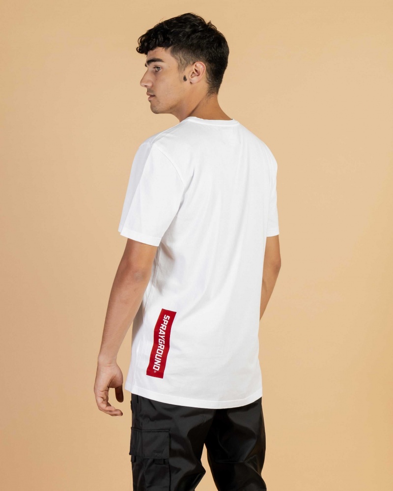 Sprayground T-shirt MINI LOGO FRONTO White | HGTSC0471