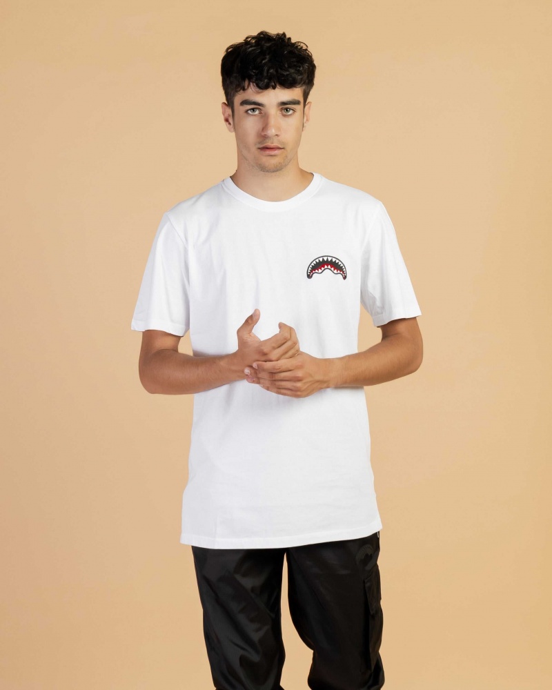 Sprayground T-shirt MINI LOGO FRONTO White | HGTSC0471