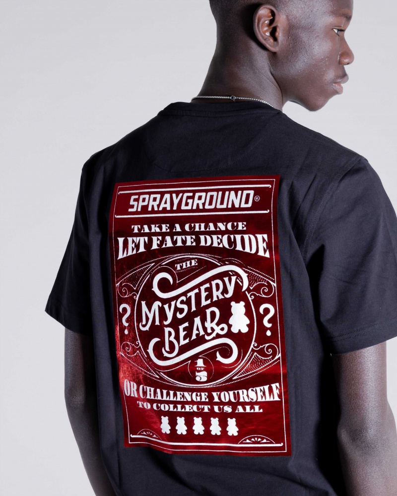 Sprayground T-shirt MISTERY BOX Black | ZBPWF9201