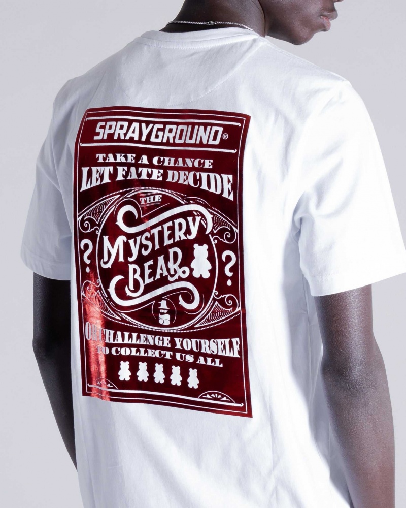 Sprayground T-shirt MISTERY BOX White | BJORQ2049