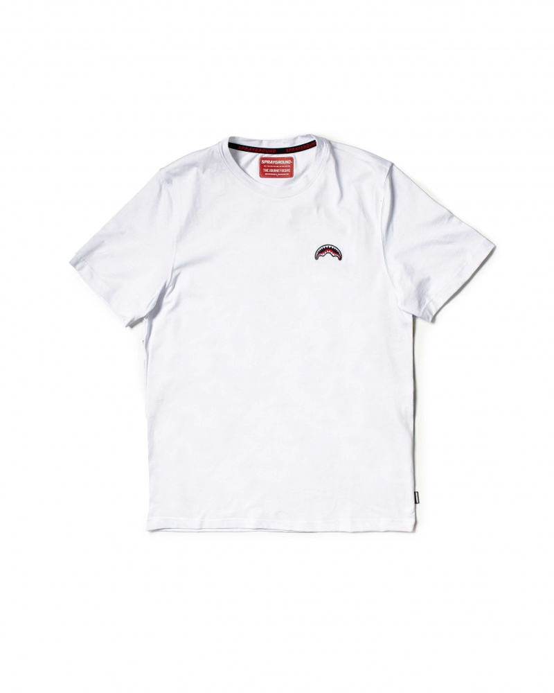 Sprayground T-shirt MONEY White | QYDKC9802