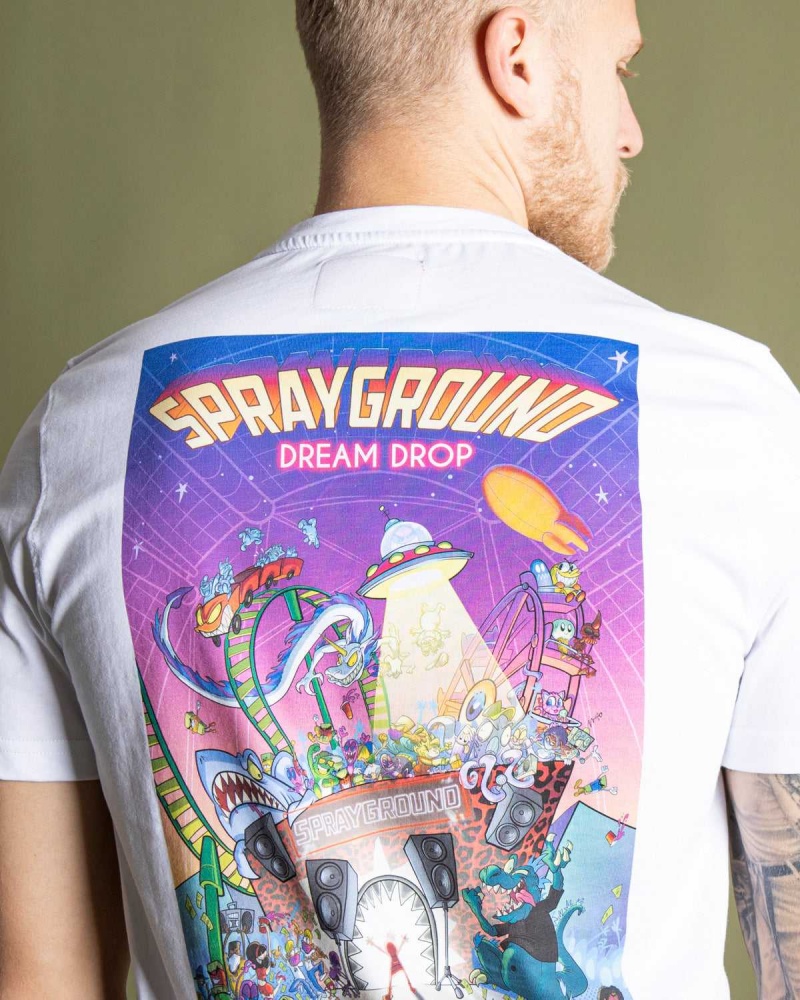 Sprayground T-shirt PARTY TIME White | CARDX3496