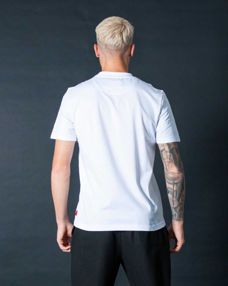 Sprayground T-shirt SEARCH THE POINT White | ZKQLM2054