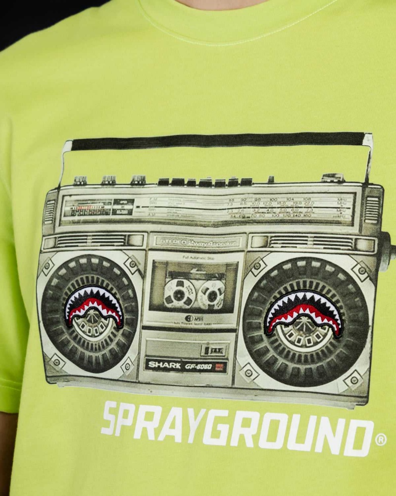 Sprayground T-shirt STAMPA STEREO Green | HXCUS8917