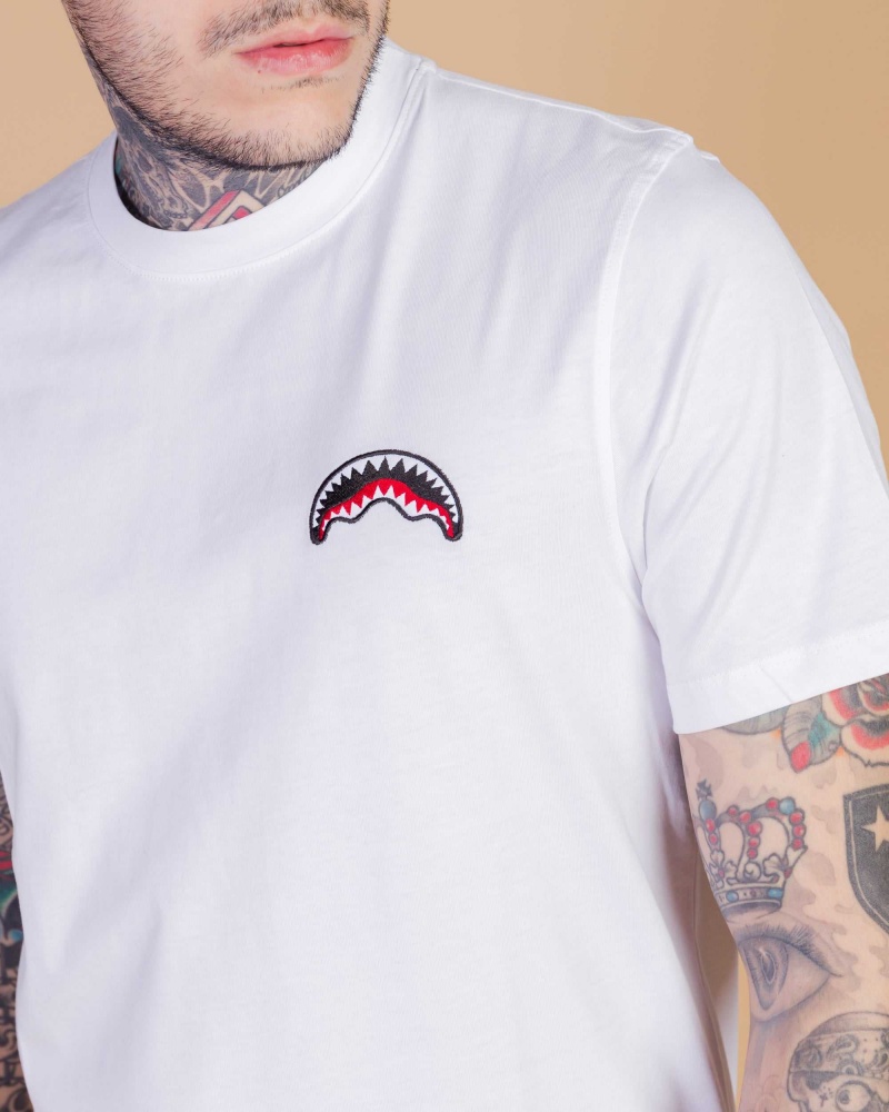 Sprayground T-shirt STAMPA TIGRE White | TPLDC8759