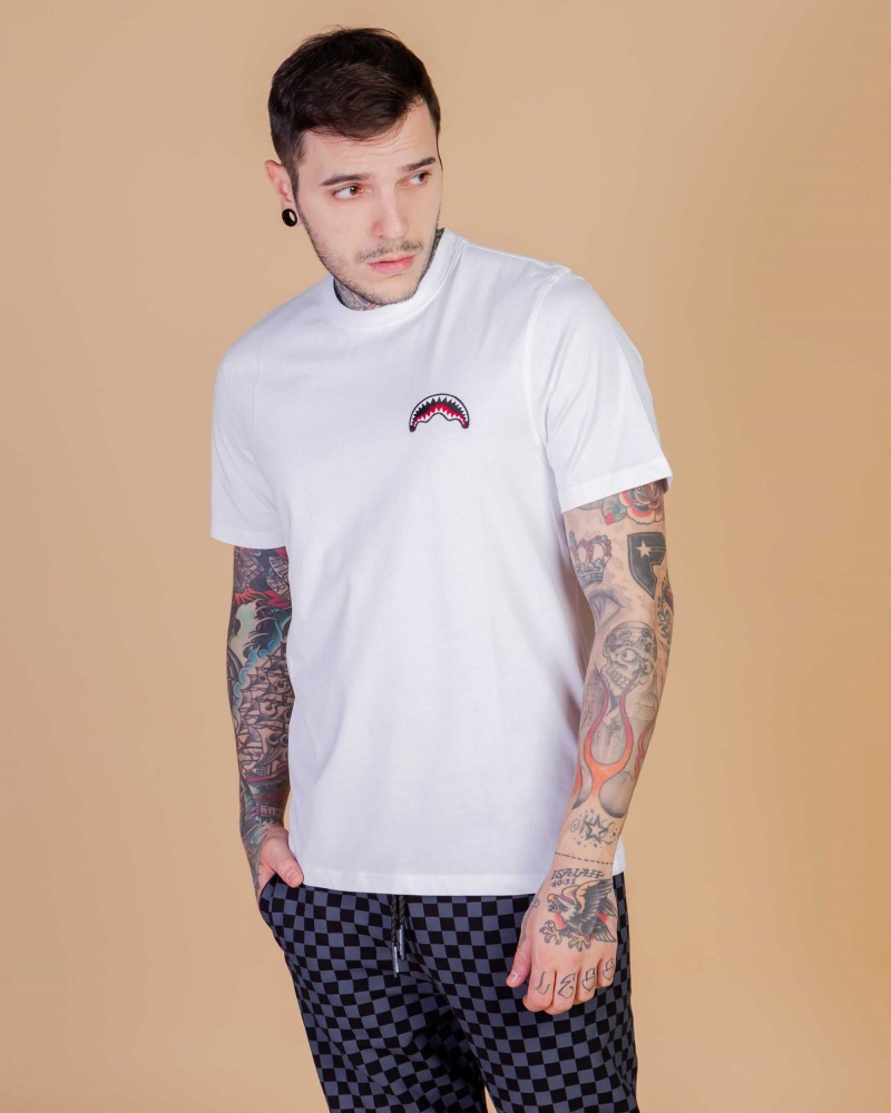 Sprayground T-shirt STAMPA TIGRE White | TPLDC8759