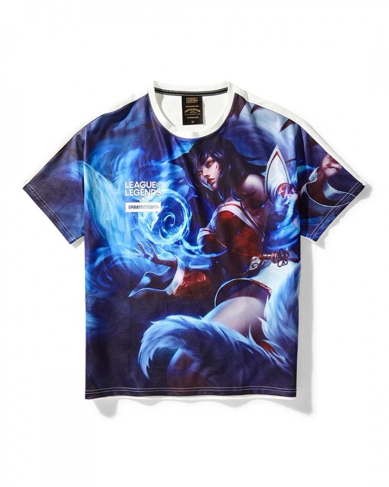 Sprayground T-shirts LEAGUE OF LEGENDS AHRI White | SABUR1985