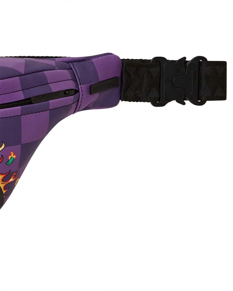 Sprayground Waist bag CRAZY EYES CROSSBODY Purple | AWBPH8541