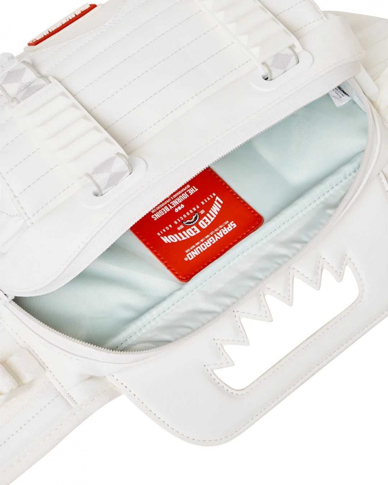 Sprayground Waist bag FUTURE TRAVELER CARGO CROSSBODY White | DCZTB1954