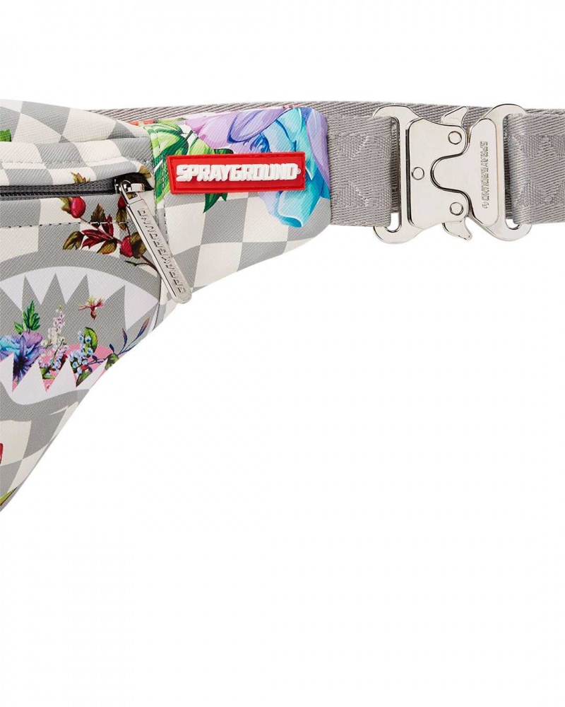 Sprayground Waist bag JARDIN DU PALAIS SAVVY CROSSBODY White | ZYVGE8356