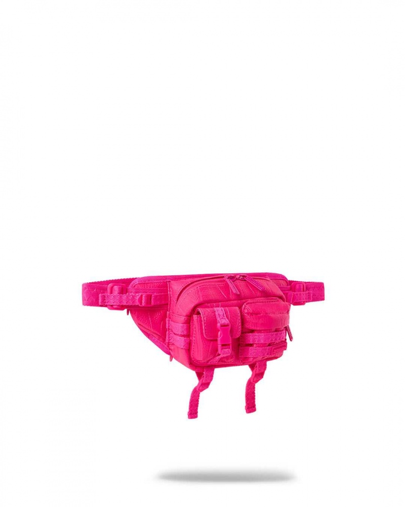 Sprayground Waist bag LOTUS CARGO CROSSBODY Fuchsia | VQAYL4239