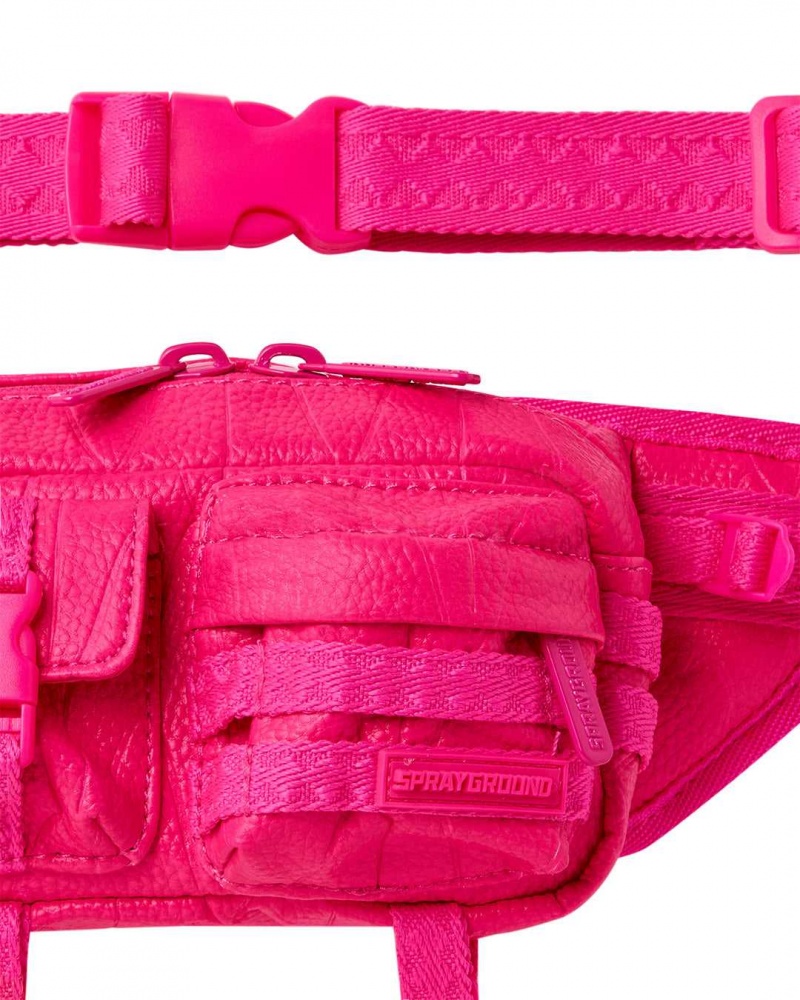 Sprayground Waist bag LOTUS CARGO CROSSBODY Fuchsia | VQAYL4239