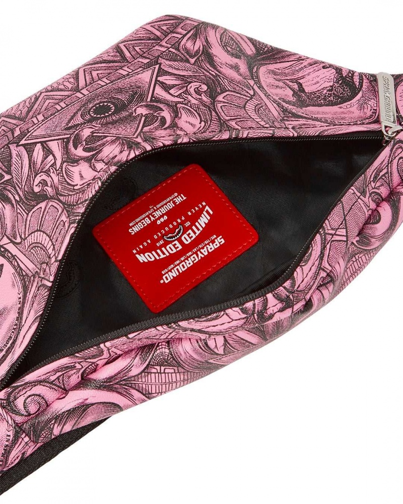 Sprayground Waist bag MONE YTECHNIQUE SAVVY CROSSBODY Pink | ESBPW5831