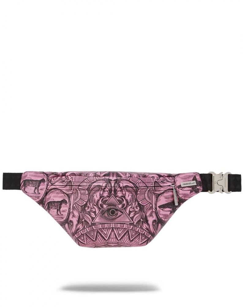 Sprayground Waist bag MONE YTECHNIQUE SAVVY CROSSBODY Pink | ESBPW5831